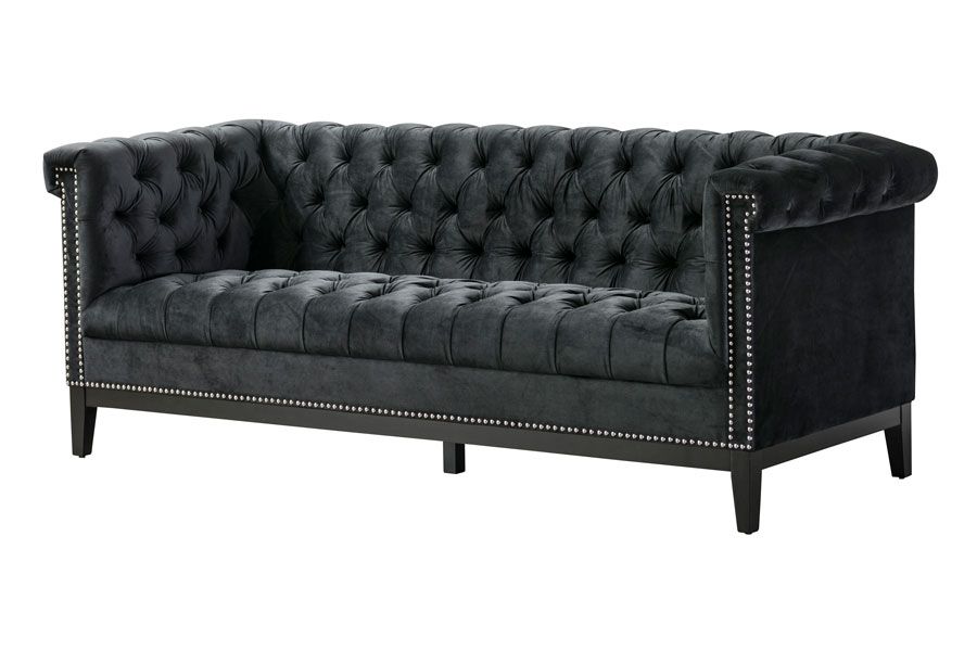 Bergmann Three Seat Sofa  – Black - Image #0