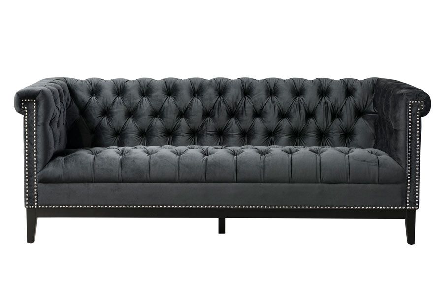 Bergmann Three Seat Sofa  – Black - Image #0