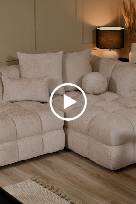 Berlin Extra Large Hoekbank Rechterhoek Licht Taupe Chenille-view5