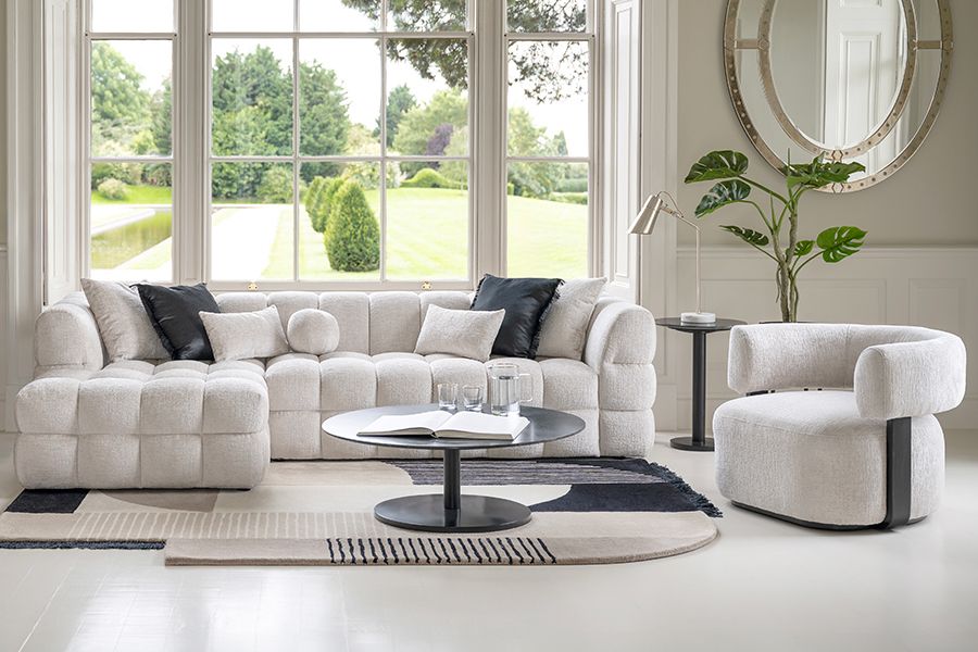 Berlin Hörnsoffa Vänster – Light Taupe Chenille-view2