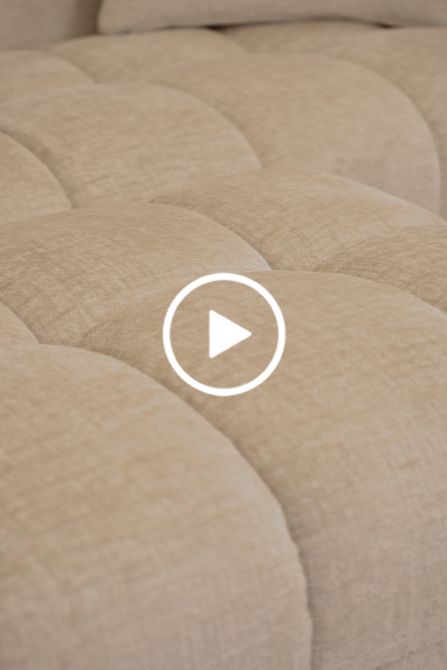 Berlin Right Hand Corner Sofa – Light Taupe Chenille -view8
