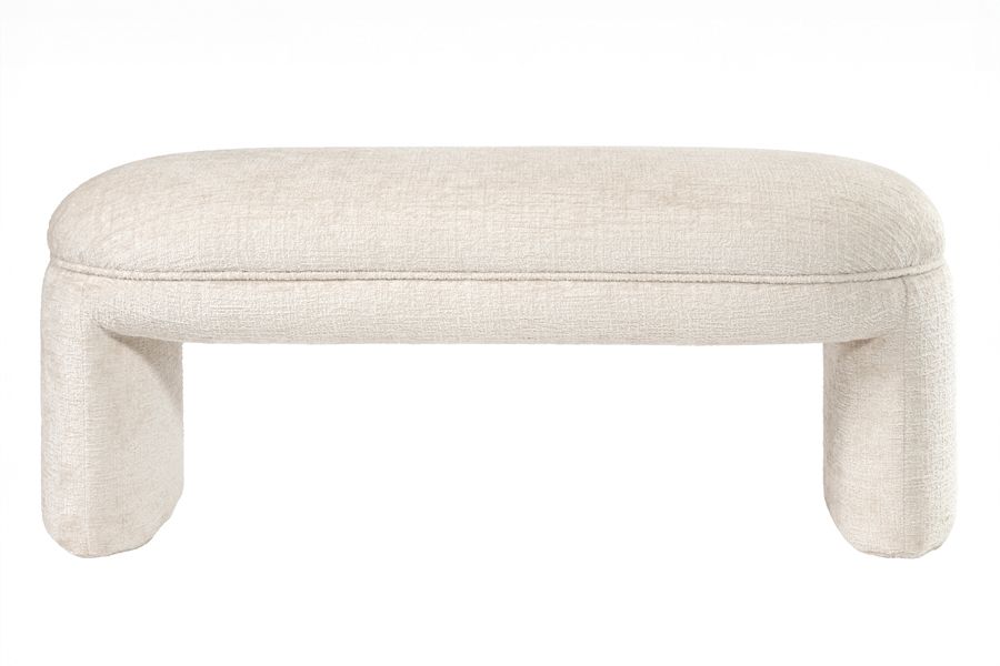 Bolo Sitzbank - Hell-taupefarbenes Chenille-view3