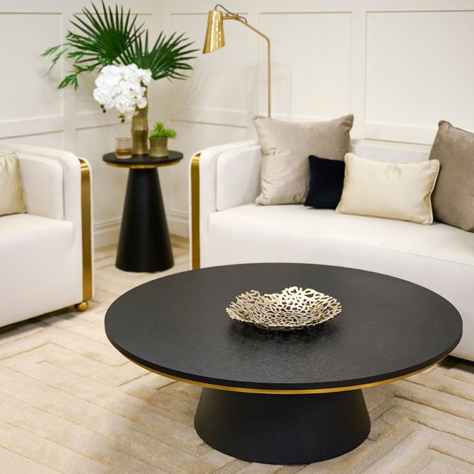 Brewster Black Coffee table-view2