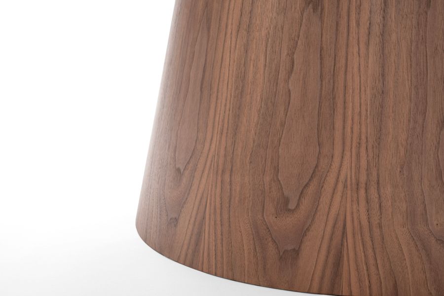 Brewster 6-8 Seat Walnut Dining Table and 6 Mason Chalk Chairs -view5