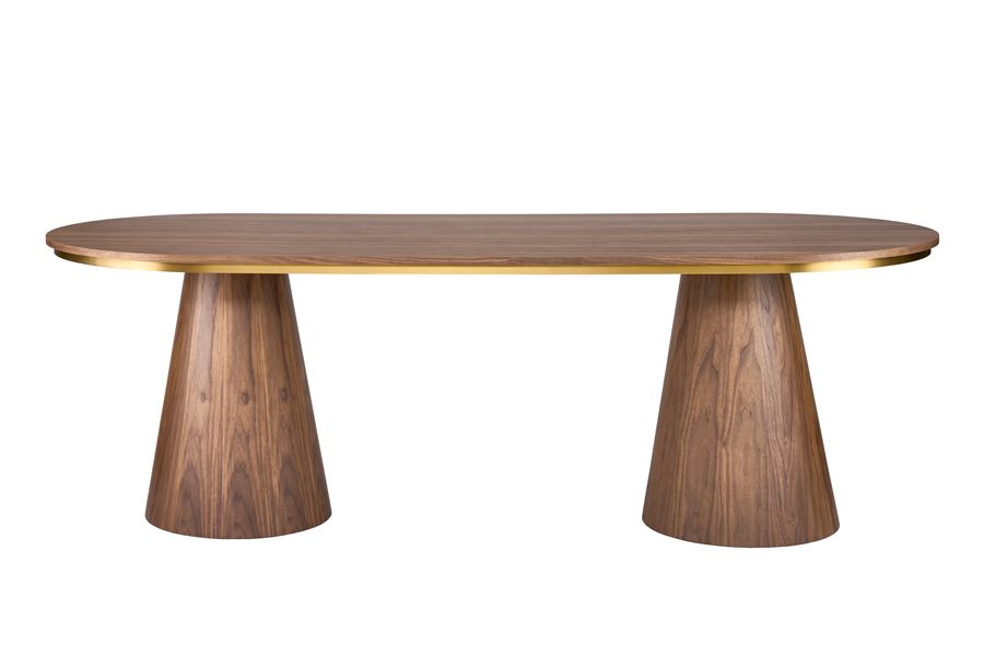 Brewster Capsule Dining Table and 6 Lasco Chalk Chairs-view3