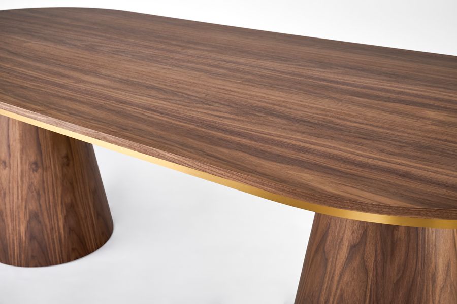 Brewster Capsule Dining Table and 6 Lasco Chalk Chairs-view4