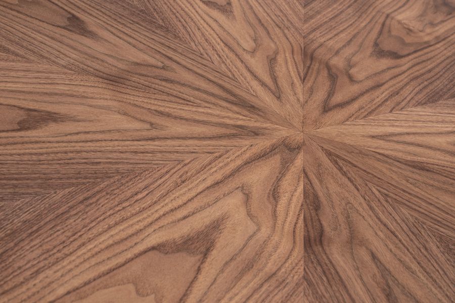 Brewster 6-8 Seat Walnut Dining Table and 6 Mason Chalk Chairs -view7