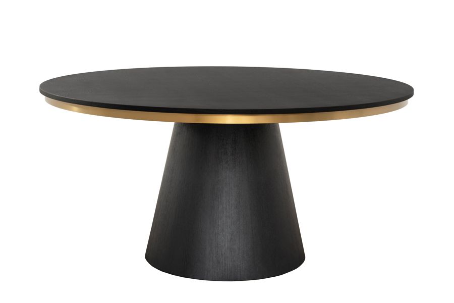 Brewster 6-8 Seat Black Dining Table and 6 Madison Dining Chairs-view2