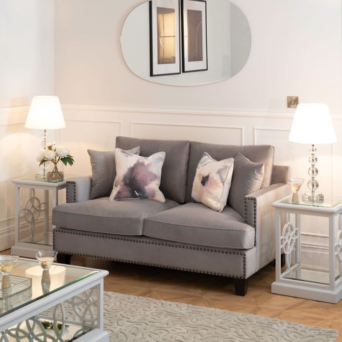 Brunswick 2-sitssoffa – Dove grey-view2