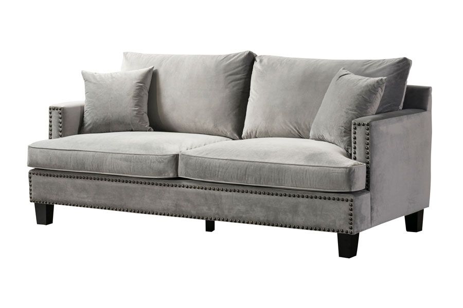 Brunswick Three Seat Sofa - Dove Grey - Image #0