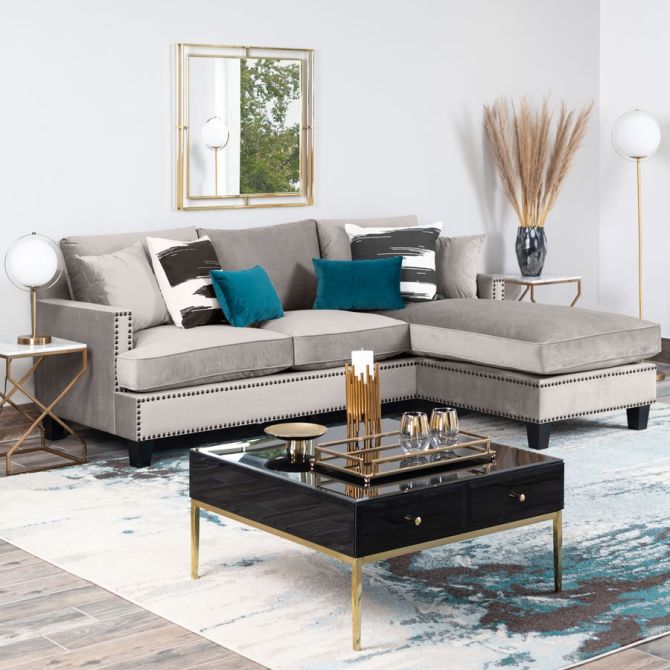 Brunswick Universel Canapé d'angle - Gris colombe-view2