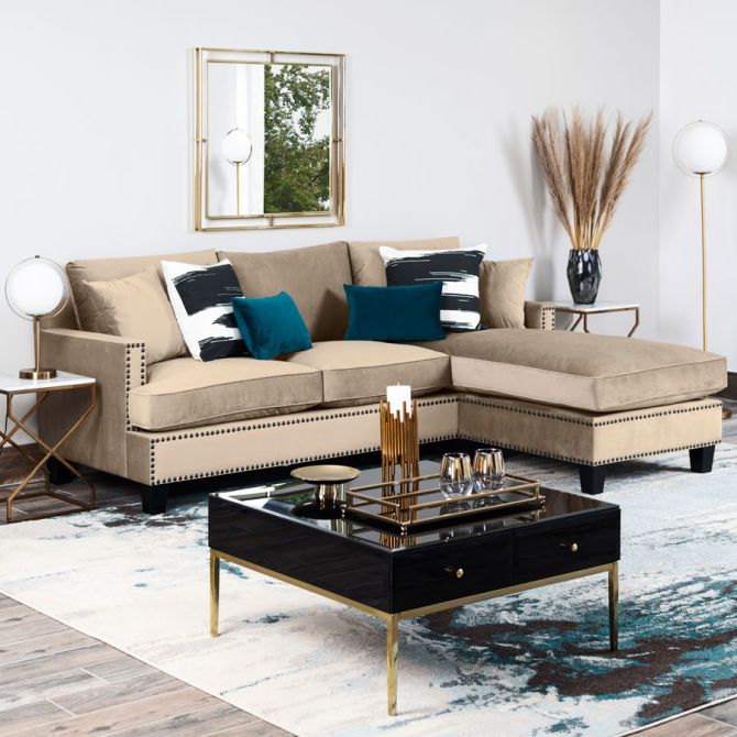 Brunswick Universal Corner Sofa – Taupe-view5