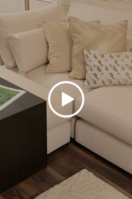 Burbank Four Seat Sofa With Footstool-view3