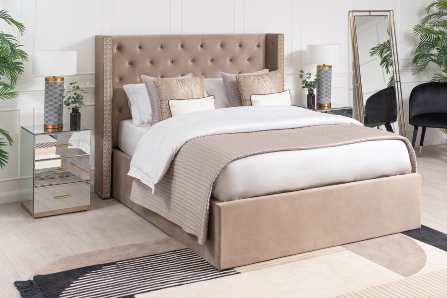 Byron Storage Bed Taupe - Image #0