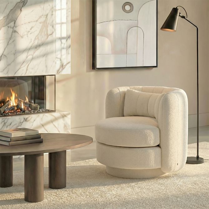 Calvin Draaifauteuil Carrara-view2