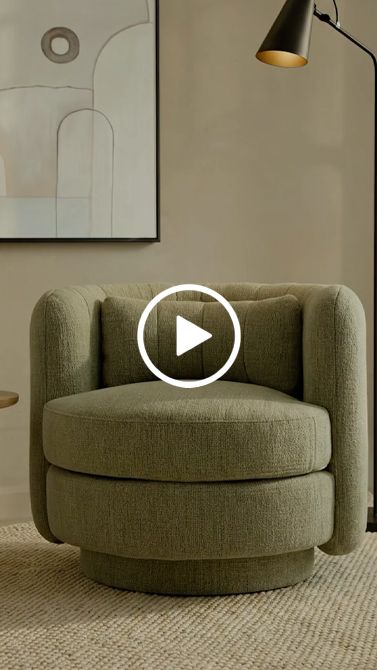 Calvin Draaifauteuil Pistache-view4