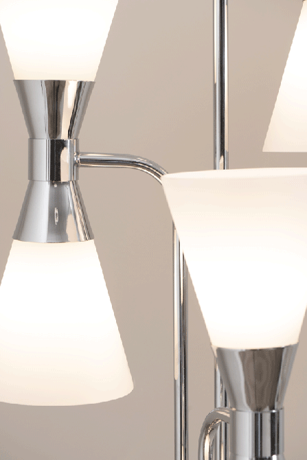 Camille Golvlampa - Krom -view2