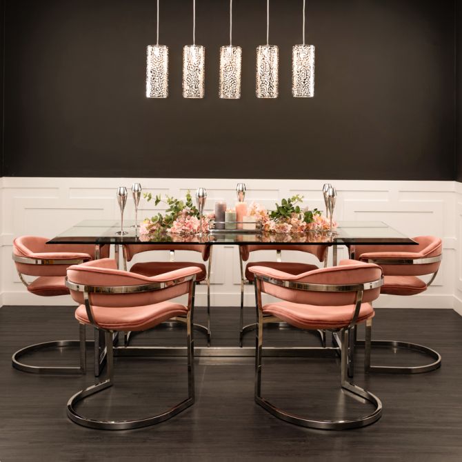 Moray Pendellampa med 5 Lampor - Krom-view5