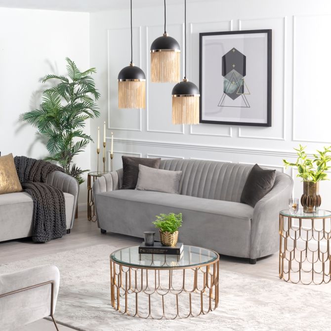 Alice 3-Zitsbank Duif Grijs-view2