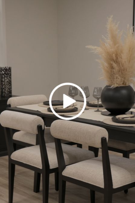 Capri Black Extending Dining Table -view5