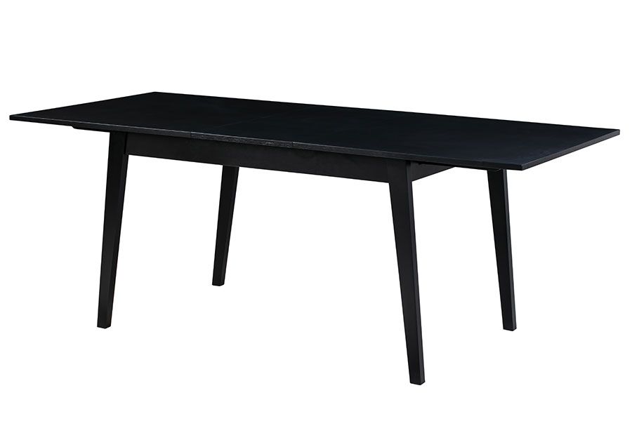Capri Black Extending Dining Table and 6 Hera Chairs-view2