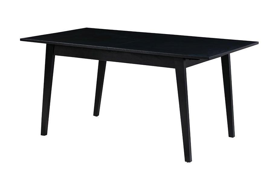 Capri Black Extending Dining Table and 6 Hera Chairs-view3