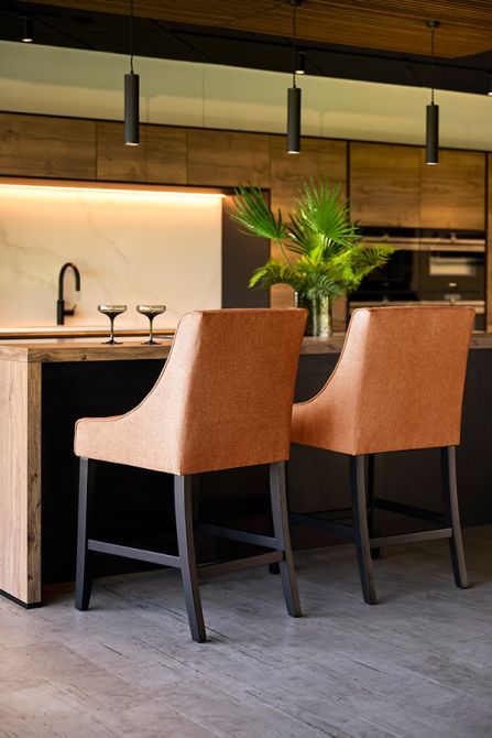 Chatsworth Counter Stool - Terracota-view2