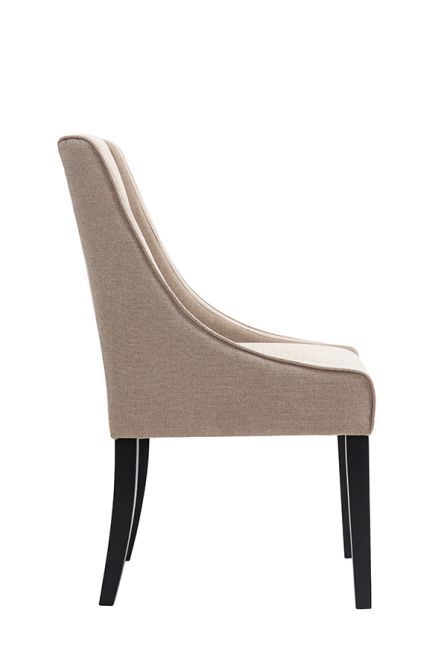 Chatsworth Chaise de salle à manger  – Taupe.-view6