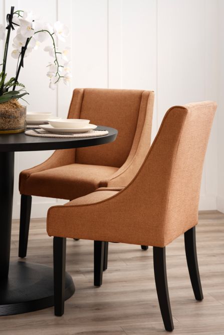 Chatsworth dining chair -Terracotta-view2