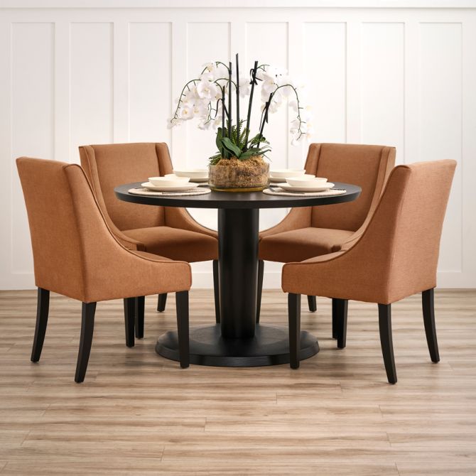 Chatsworth dining chair -Terracotta-view7