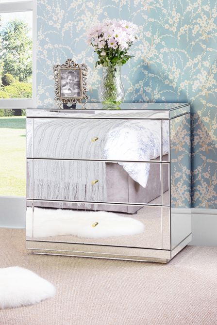 Flavia Commode Miroir à 3 Tiroirs-view3