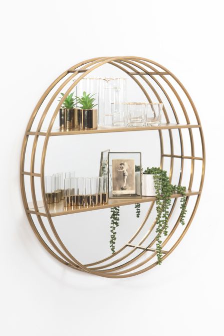 Clara Vägghylla med Spegelglas -view2