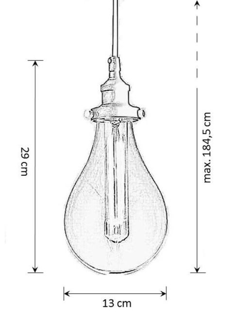 Claude Vintage Hanglamp - Beeld #0