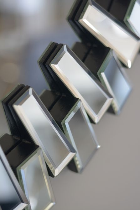 Cog Espejo de pared redondo -view2