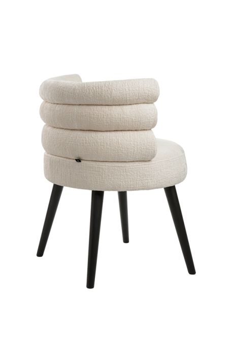 Cooper Eetkamerstoel Licht Taupe Chenille-view3