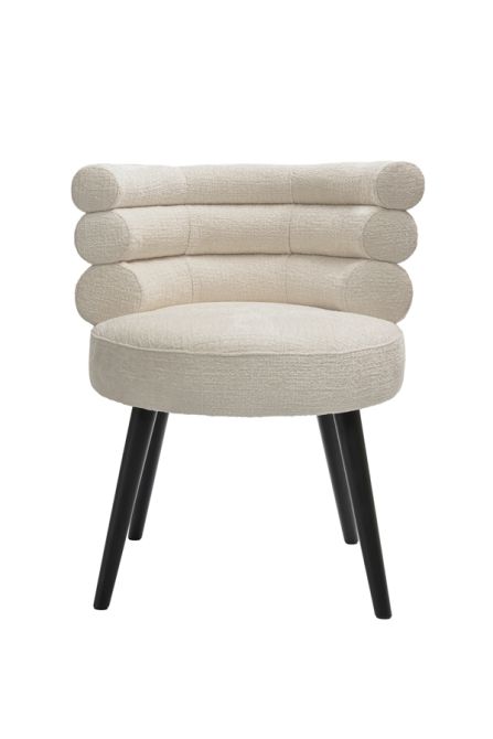 Cooper Eetkamerstoel Licht Taupe Chenille-view5
