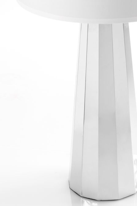 Docena Lampe de Table Argentée - Blanc - Image #0