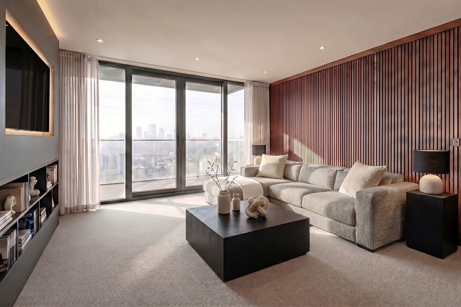 Dolce Divano con Angolo Sinistro - Talpa scuro - Lino-view3