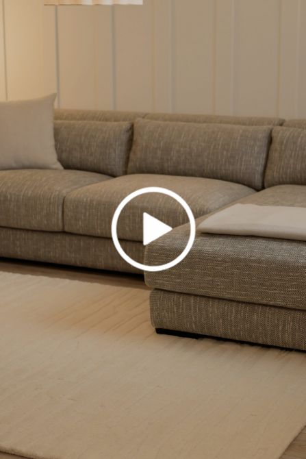 Dolce Divano con Angolo Destro - Talpa scuro - Lino-view7