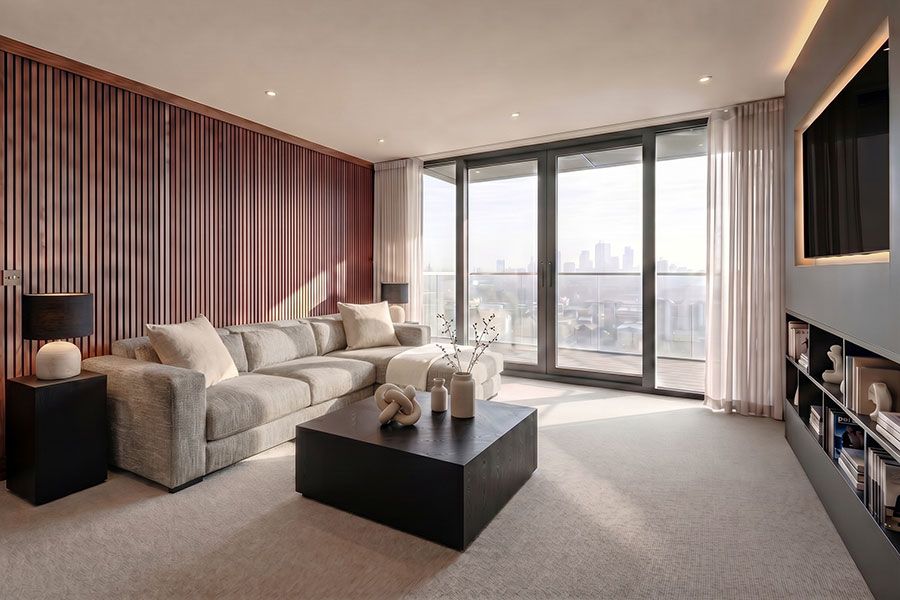 Dolce Hörnsoffa - Dark Taupe Linen - Höger-view3