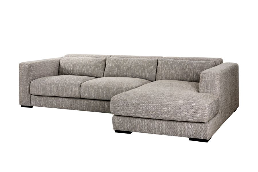 Dolce Divano con Angolo Destro - Talpa scuro - Lino-view2