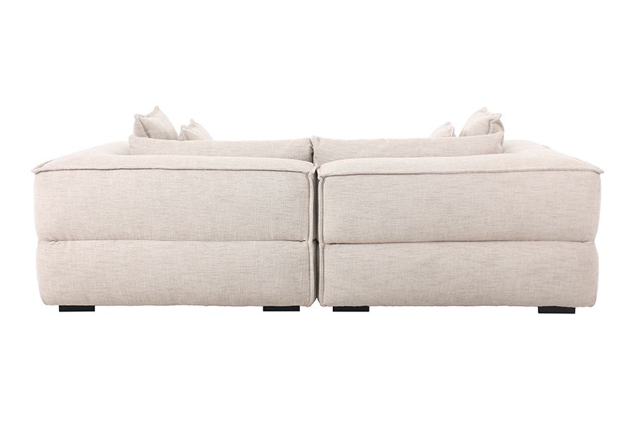 Doppio 3-Sitzer Sofa - Natürliches Poratti-view4