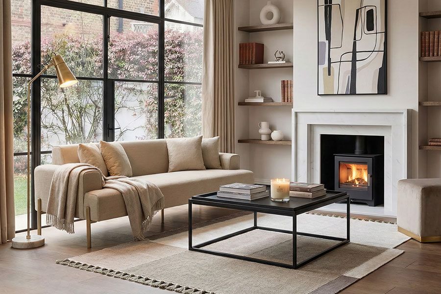 Duke Three Seat Sofa – Limestone-view2