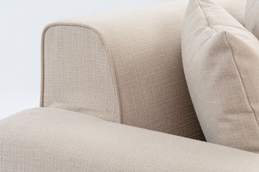 Duke Three Seat Sofa – Limestone-view9