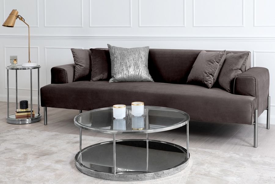Duke 3-Sitzer Sofa - Karbongrau -view6