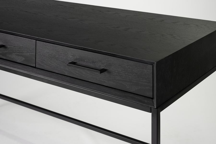 Duo Bureau/Kaptafel/Console Zwart-view6