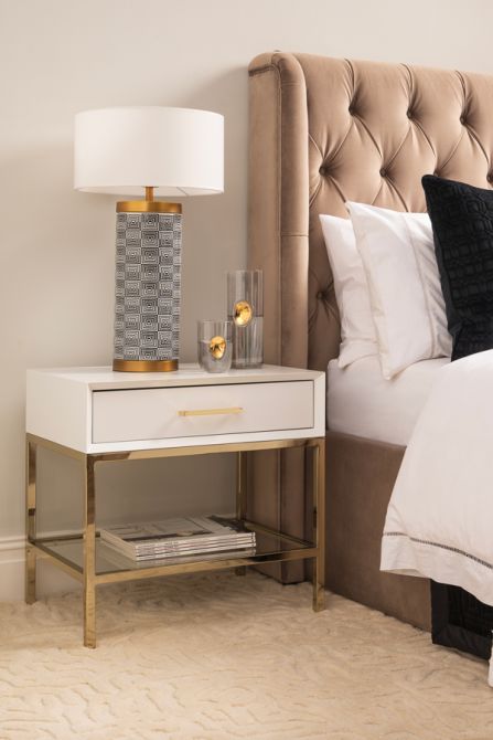 Duo Sängbord - Vitt-view2