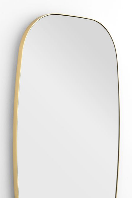 Emmerson Wall Mirror - Brushed Brass      -view3