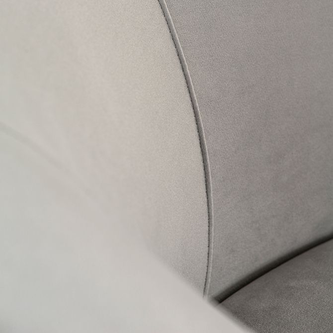 Equinox 6-Sitzer Sofa - Taubengrau  - Basis Chrom-view9