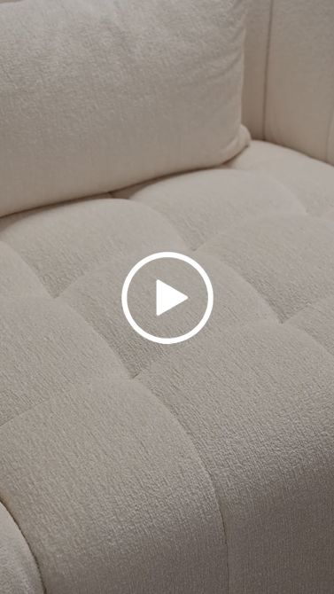 Essen Super Lounge Bank Ivoor Chenille-view3